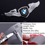 BMW Angle Wings Metal Car Front Hood Bonnet Sticker Emblem Badge