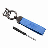 BMW M Power Suede Metal Car Keyring Pendant