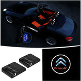 2pcs Citroen Wireless Car Welcome Door Laser Projection LED Light