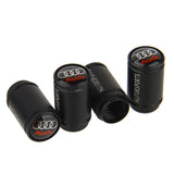 4pcs/set Audi Logo Car Tire Valve Caps Auto Tyre Wheel Air Covers Air Caps