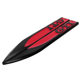 2pcs Volkswagen Rline GTI GTD Logo Metal Car Side Fender Sticker Emblem Badge Decal Decoration