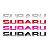 Subaru Logo Metal Letter Car Rear Sticker Decal Emblem Badge
