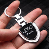 Audi Logo Shield-shaped Metal Car Keychain