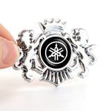 Yamaha Double Lion Metal Car Rear Sticker Auto Window Emblem Badge Decal