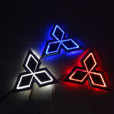 11.8x10.2cm Mitsubishi Car LED Light Front Rear Emblem Badge