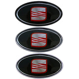 SEAT FR Elliptical Metal Car Window Sticker Emblem Badge Decal