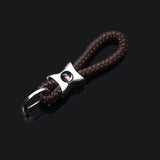 BMW M Power Logo Braided Rope Car Keychain Keyring