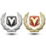 Dodge Wheat Metal Car Window Sticker Emblem Badge Decal