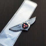 Mitsubishi Angle Wings Metal Car Front Center Sticker Grille Emblem
