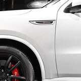 2pcs Honda Metal Car Side Fender Emblem Sticker Decal