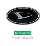 Daihatsu Elliptical Metal Car Window Sticker Emblem Badge Decal