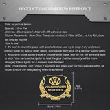 2PCS VW Metal Car Rear Sticker Shield Trunk Emblem Badge Decal