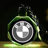 BMW Car Logo LED Light Keychain Key Pendant