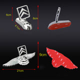 Citroen DS Metal Wings Car Front Hood Sticker Emblem Badge