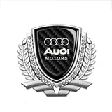 Audi Metal Diamond Car Rear Sticker Trunk Emblem Badge Decal