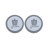 2pcs Toyota Logo Car Water Coasters 7-color LED Light Cup Mat Holder