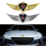 Honda Logo 3D Metal Wing Car Emblem Sticker Badge Decal