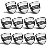 2pcs Volvo S40 S60 S80 S90 C30 V40 V60 V90 XC40 XC60 XC90 Metal Car Rear Sticker Decal Emblem Badge