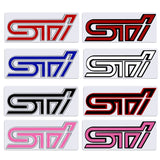 Subaru STI Metal Car Front Hood Grille Emblem Badge Auto Rear Sticker Decal