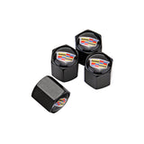 4pcs/set Cadillac Car Air Valve Stem Cap Auto Tyre Valve Covers