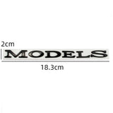 Tesla Model3 Letter Metal Car Rear Sticker Decal Emblem Badge