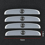 4pcs/set Mazda Car Door Mirror Side Anti Collision Sticker Bumper Strips