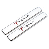 2pcs Tesla Logo Car Fender Side Emblem Badge Sticker