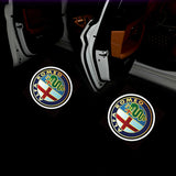 2pcs Alfa Romeo Wireless Car Welcome Door Laser Projection LED Light