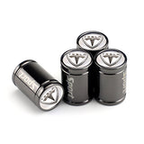 4pcs Tesla Logo Car Tire Valve Caps