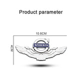 Volvo Metal Wings Car Rear Sticker Auto Window Emblem Badge Decal