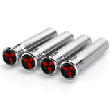 4pcs/set Mitsubishi Ralliart Logo Car Door Bolt Lock Pins Gate Lock Screws
