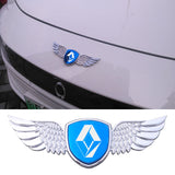 Renault Logo Metal Wings Car Front Hood Bonnet Center Sticker Emblem