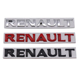 Renault Letter Logo Metal Car Trunk Sticker Emblem Badge Decal