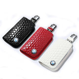 BMW PU Leather Car Key Case Pouch Key Bag Protector