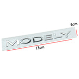 Tesla ModelY Letter ABS Car Rear Sticker Decal Emblem Badge