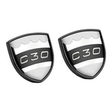 2pcs Volvo S40 S60 S80 S90 C30 V40 V60 V90 XC40 XC60 XC90 Metal Car Rear Sticker Decal Emblem Badge