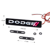 Dodge LED Light Car Front Grille Emblem Badge