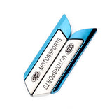 2pcs KIA Metal Car Side Fender Sticker Emblem Badge Decal