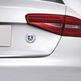 Peugeot Metal Car Rear Sticker Auto Window Emblem Badge Decal