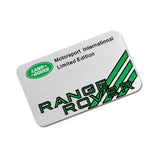 Land Rover Range Rover Aluminum Alloy Car Sticker Nameplate Emblem Badge Decal