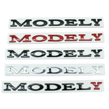 Tesla ModelY Letter Metal Car Rear Sticker Decal Emblem Badge