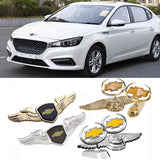 Chevrolet Angle Wings Metal Car Front Hood Bonnet Sticker Emblem Badge