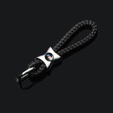 BMW M Power Logo Braided Rope Car Keychain Keyring