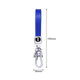 Lincoln Logo PU Leather Metal Car Keychain Keyring