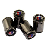4pcs Alpina Logo Tire Valve Caps
