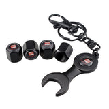 4pcs/set SEAT Logo Car Air Valve Stem Cap Auto Tyre Valve Covers with Wrench