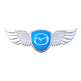 Mazda Logo Metal Wings Car Front Hood Bonnet Center Sticker Emblem