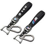 BMW M Power PU Leather Car Keyring Keychain