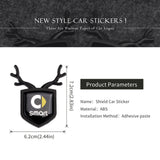 Mercedes Benz Smart ABS Deer Car Rear Sticker Shield Trunk Emblem Badge Decal
