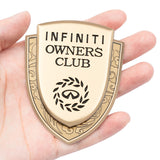 Infiniti Metal Shield Car Rear Sticker Auto Window Emblem Badge Decal